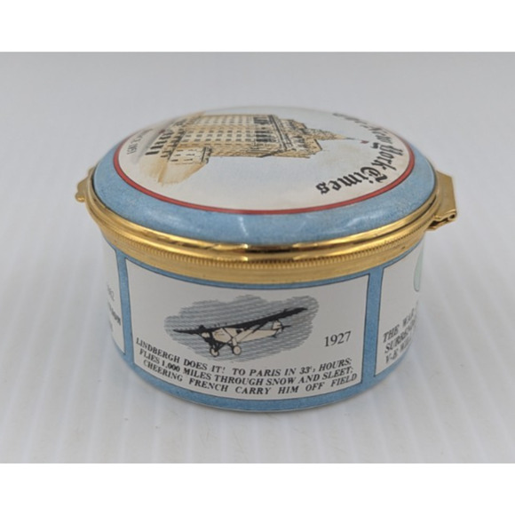 Halcyon Days Enamels The New York Times Trinket Box with Original Box - Picture 6 of 14